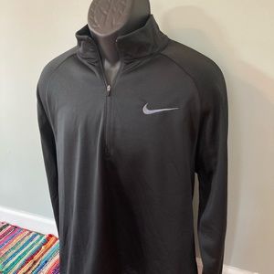 Nike Dri Fit Jacket Half Zipper Black XL
